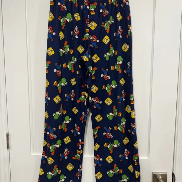 Nintendo Super Mario Kids Pajama Set - Navy and Gray - Picture 5 of 12